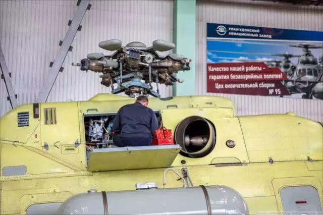 俄罗斯公开一直升机生产基地内部场景，历史已生产出90000架飞机